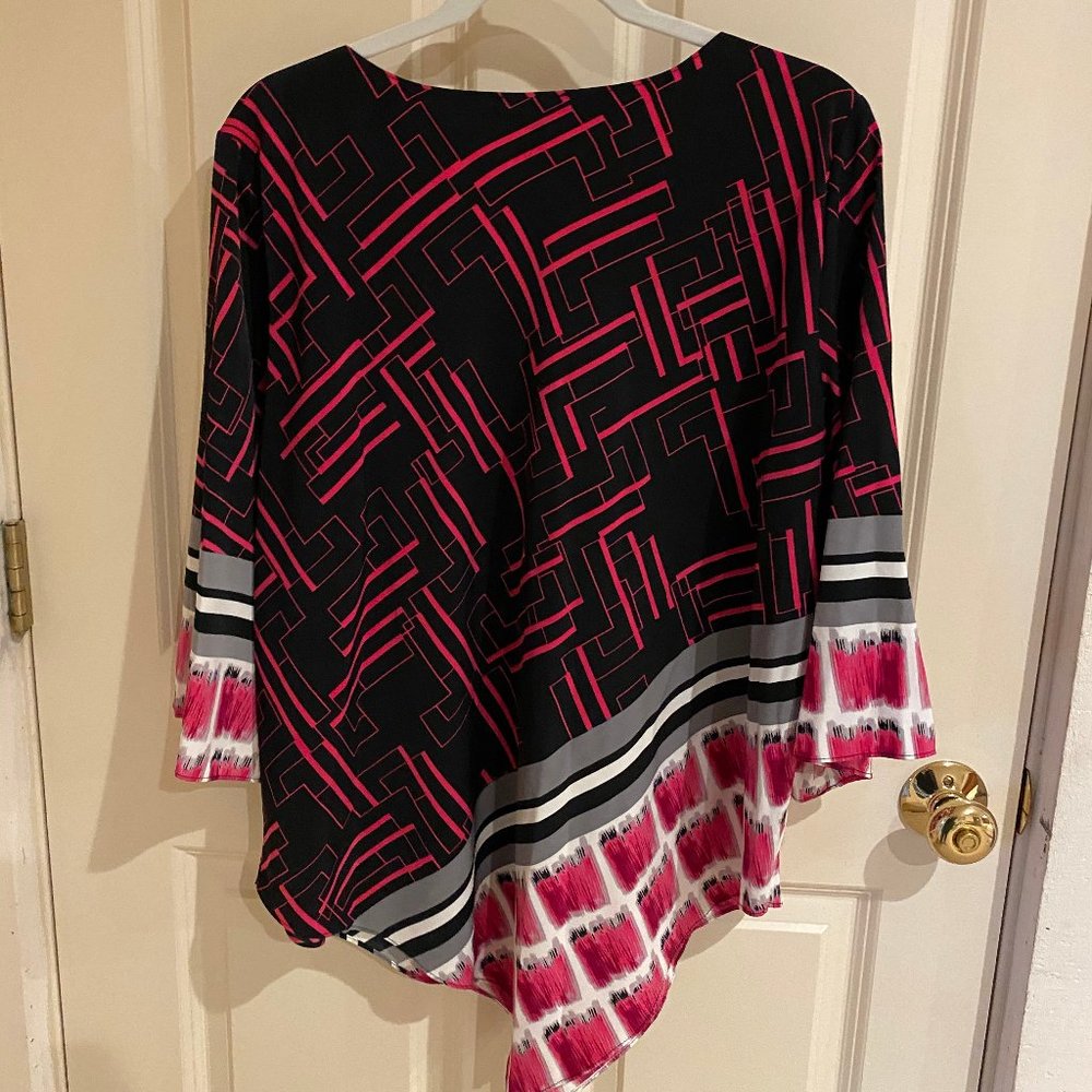 Alfani Geometric Pattern Blouse - image 2